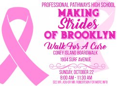 Making Strides of Brooklyn, Breast Cancer Walk